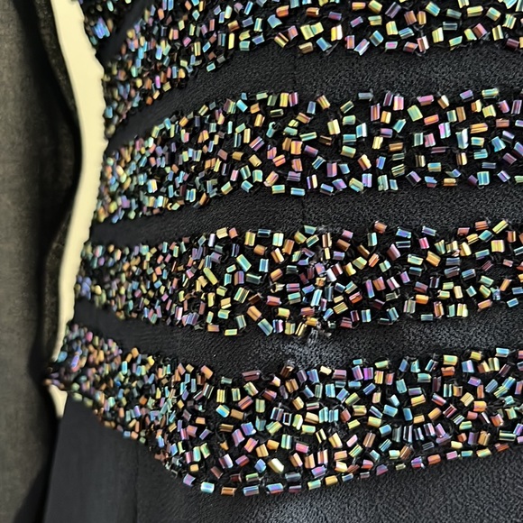 Chadwicks Mother of the Bride Beaded Chiffon Evening Dress - Picture 4 of 11